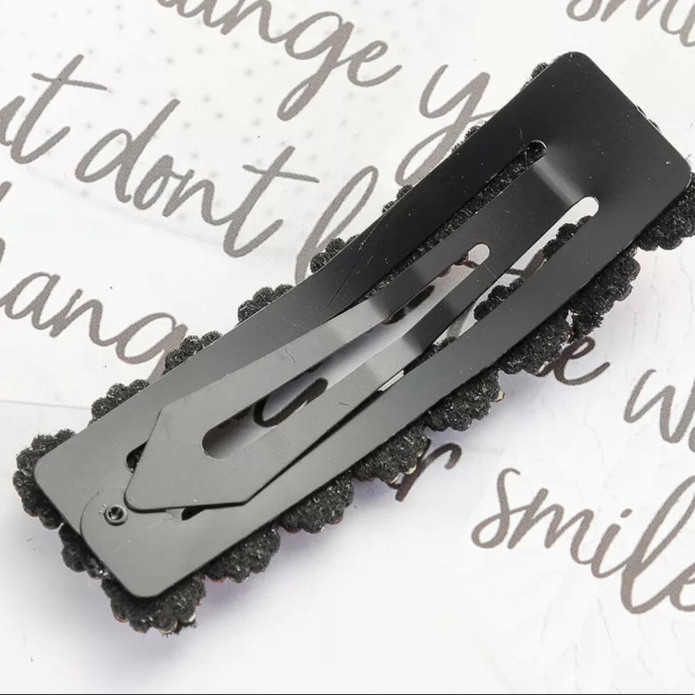 GIFT MOTHER’S DAY SEXY HAIR CLIP BLACK WITH NAVY - Picture 6 of 8